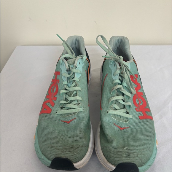 Hoka One One Rocket X Carbon Blue Race Running Shoes Size 11 mens - Picture 2 of 11